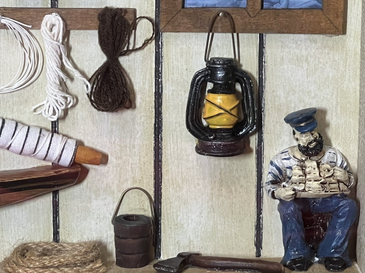 Intriguing Shipwright Diorama Model
