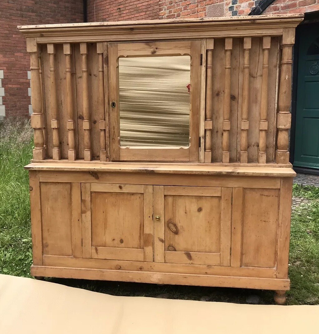 Primary image for Mid 19th Century Pine Pillared Housekeepers Cupboard