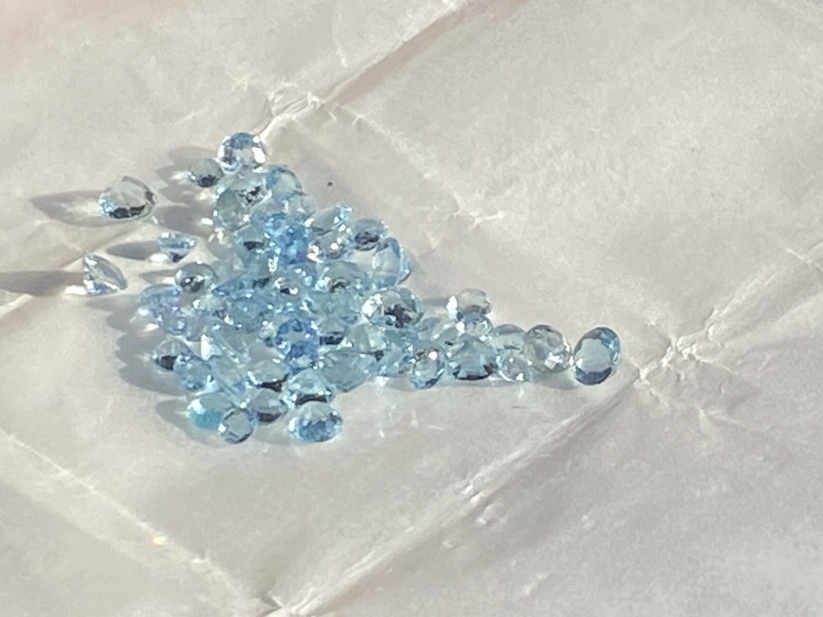 Exclusive Collection Of 16.3 Carat Of Brilliant Aquamarine Gemstones
