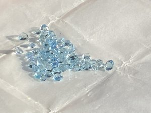 Exclusive Collection Of 16.3 Carat Of Brilliant Aquamarine Gemstones. Condition - New Origin- Siam Individually Cut And Polishes Collection Of 16.3 Carats Of Aquamarines. Approx 60 Stones Exceptional Investment Opportunity Of Genuine Aquamarines. Stunning Selection Of Stones For Necklace, Broach Or Ring Design. High Quality Aquamarine Gemstones. Provenance Owned By Lord Hill Museum Collection Now Investment Offered. For Further Information Please Call Our Office On 07376618513