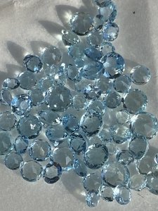 Exclusive Collection Of 16.3 Carat Of Brilliant Aquamarine Gemstones. Condition - New Origin- Siam Individually Cut And Polishes Collection Of 16.3 Carats Of Aquamarines. Approx 60 Stones Exceptional Investment Opportunity Of Genuine Aquamarines. Stunning Selection Of Stones For Necklace, Broach Or Ring Design. High Quality Aquamarine Gemstones. Provenance Owned By Lord Hill Museum Collection Now Investment Offered. For Further Information Please Call Our Office On 07376618513