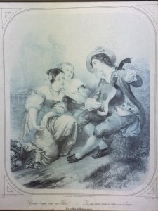 Find many great new & used options and get the best deals for French Romantic Mezzotint Print Titled  "Comme l'amour vient aux filles" at the best online prices at eBay UK! Free delivery for many products!