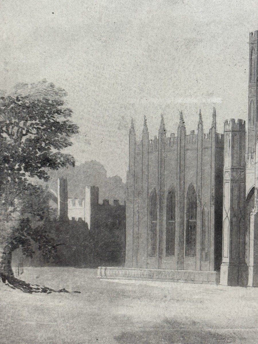 South West View Of Eaton Hall Etching