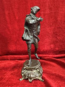 Circa - 1870. Composition - Bronze.