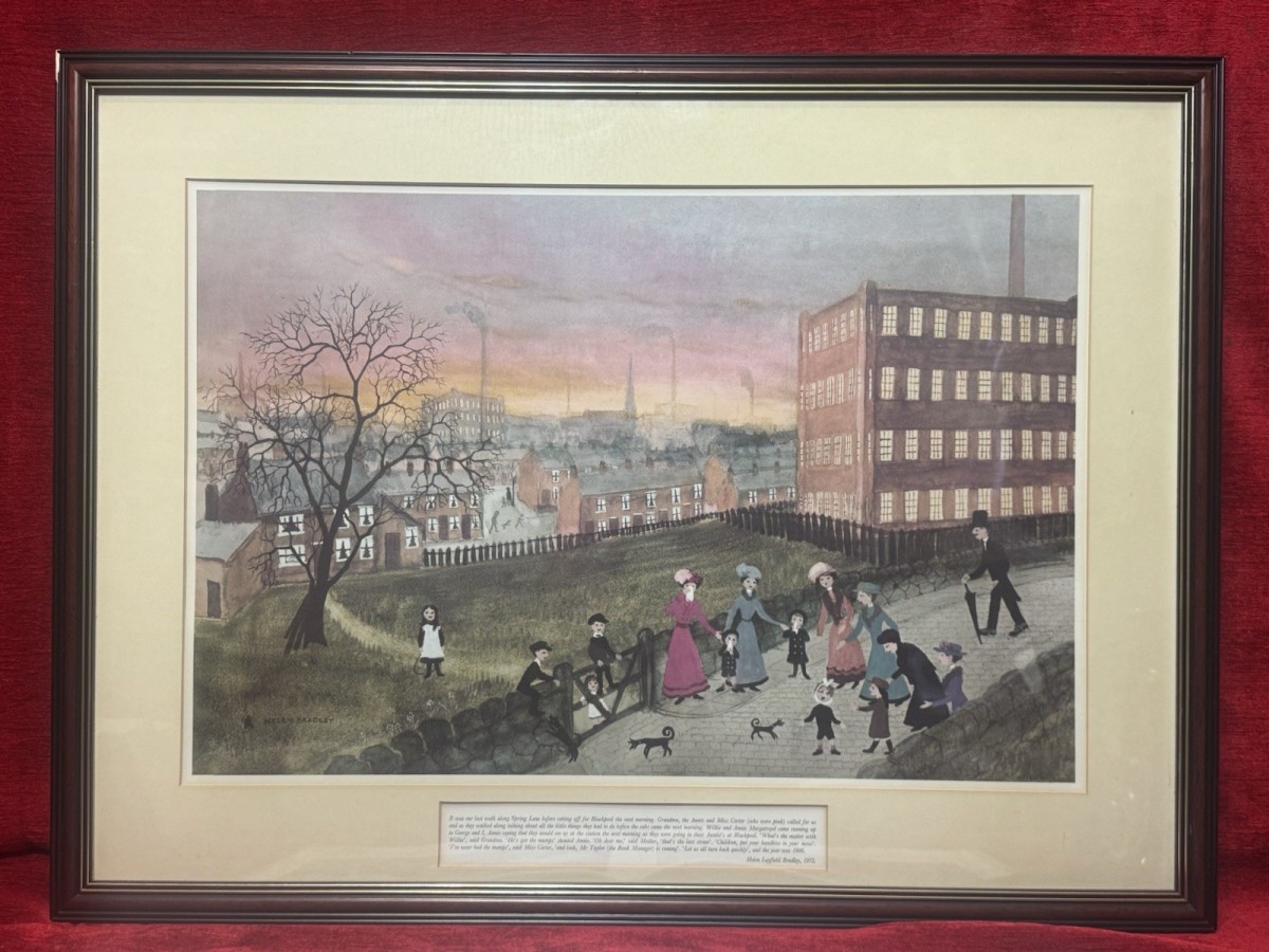 Primary image for Helen Layfield Bradley (1900-1979) Framed Print Titled Spring Walk