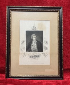 14th February 1779 Was Killed In Kealakekua Bay, Hawaii In A Confrontation With Indigenous Hawaiians (Kãnaka Maoli). Surrounded By Pictorial Images Of The Kãnaka Maoli Tribe And The Events That Lead To His Death.