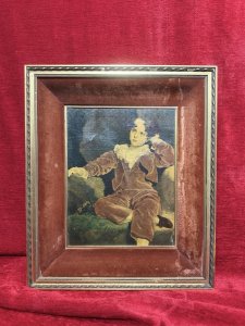 This Fine Lithograph Depicts Portrait Of Charles William Lambton Aged 7, Popularly Known As 'The Red Boy'. Sitting On A Promontory Overlooking A Moonlit Sea. Sadly The Sitter William Passed Away Of Tuberculosis Aged Only 13.