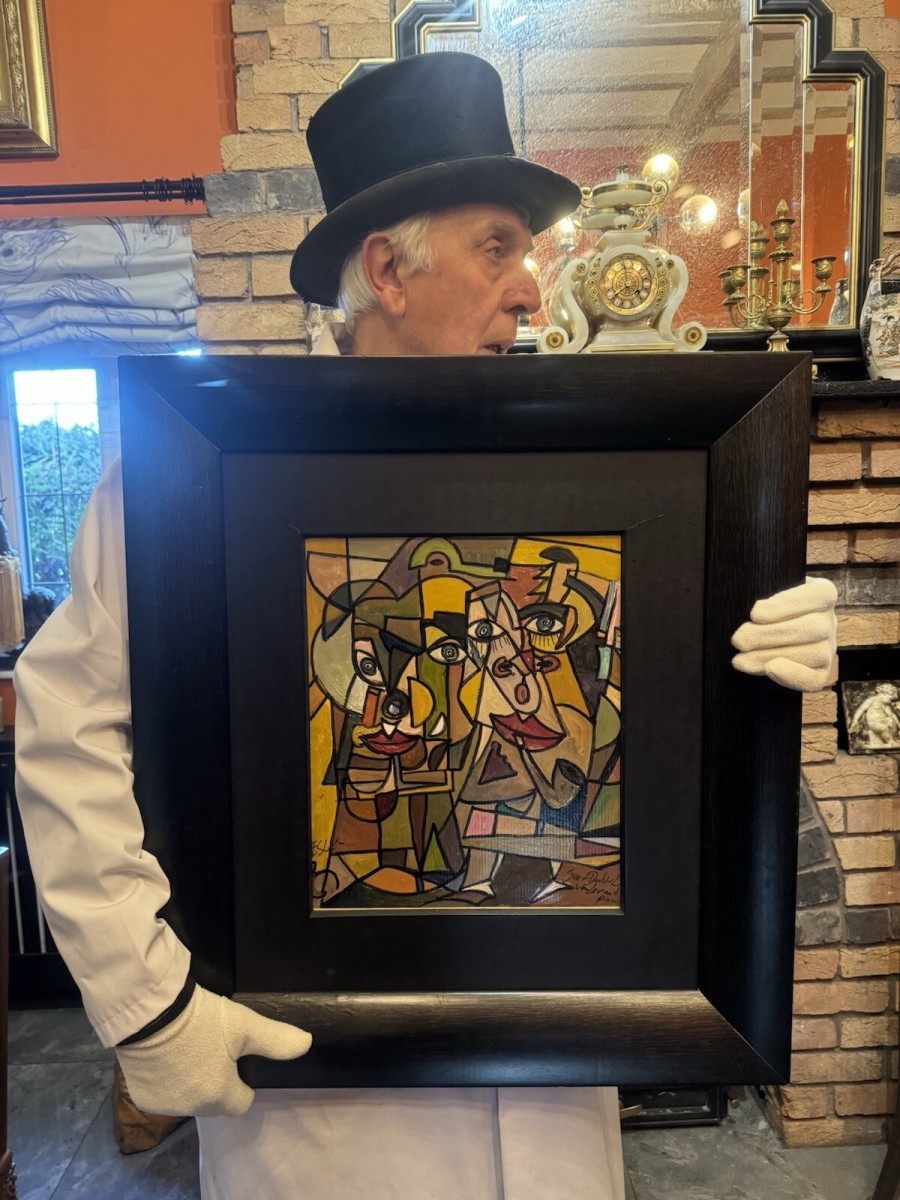 Primary image for Contemporary 20thc Surrealist Artwork By Artist Josef Dubiel Von Lerach