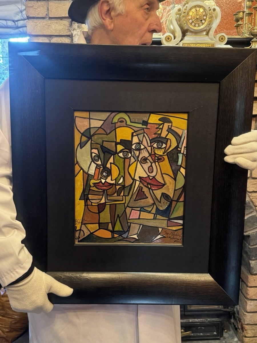Contemporary 20thc Surrealist Artwork By Artist Josef Dubiel Von Lerach