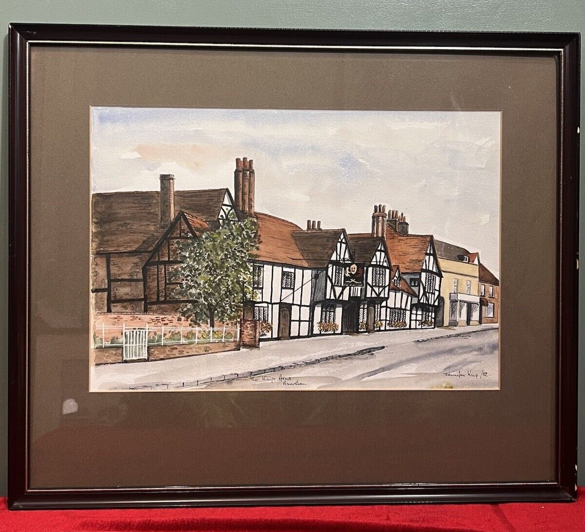 The Kings Arms, Amersham Original Watercolour By Artist Jennifer King