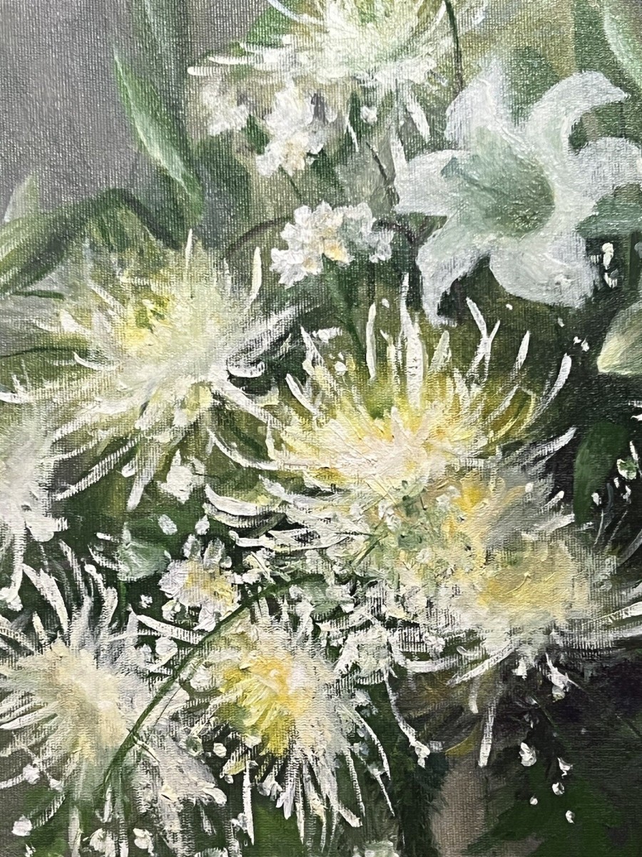 Yoko Arakana Chrysanthemum Bouquet Still Life