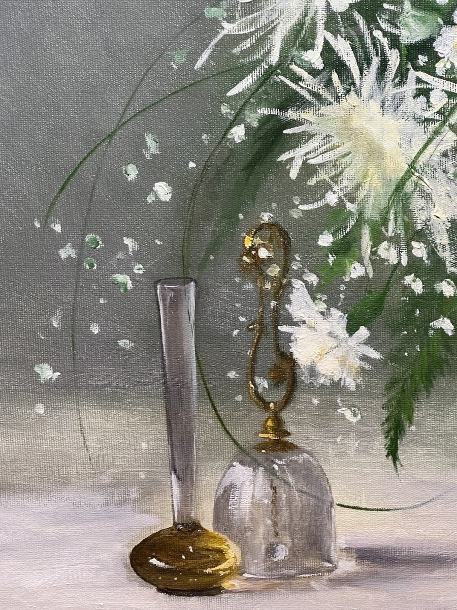 Yoko Arakana Chrysanthemum Bouquet Still Life