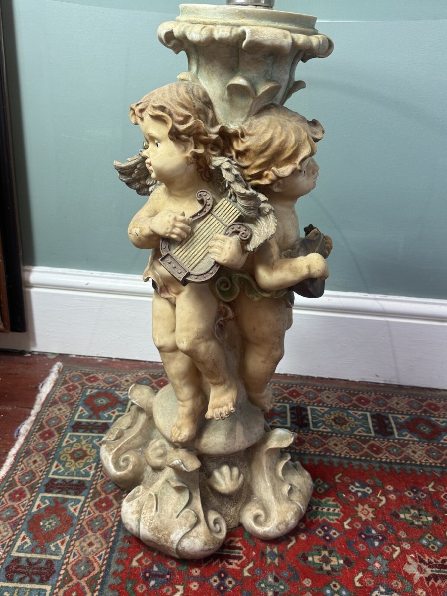 Trio Of Musical Cherubs Occasional Table