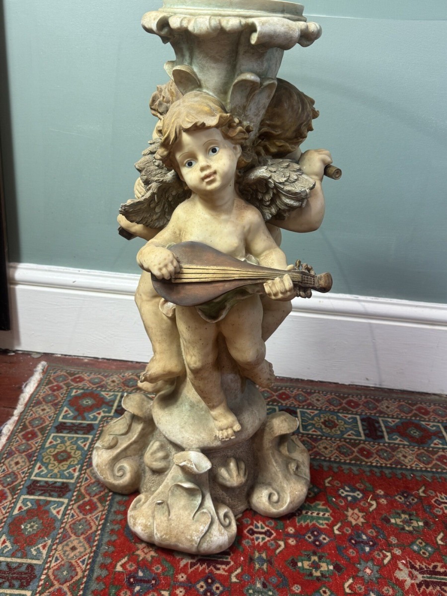 Trio Of Musical Cherubs Occasional Table