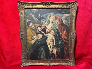 Following his death El Gecos work fell into obscurity and, after its rediscovery in the nineteenth century, was often misunderstood. She Supports Her Son, But Her Faraway Look Indicates Awareness Of His Fate.