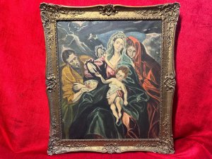 Following his death El Gecos work fell into obscurity and, after its rediscovery in the nineteenth century, was often misunderstood. She Supports Her Son, But Her Faraway Look Indicates Awareness Of His Fate.