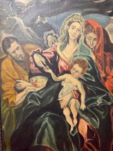 Following his death El Gecos work fell into obscurity and, after its rediscovery in the nineteenth century, was often misunderstood. She Supports Her Son, But Her Faraway Look Indicates Awareness Of His Fate.