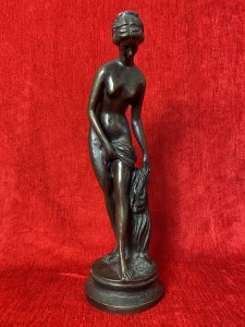 The Original Sculpture Was Commissioned In 1755 By King Louis XV And Stood Exhibited In His Salon Of 1767. Later In 1772 King Louis XV Gave The Sculpture To His Mistress Madam Du Barry. A Sculptor Celebrated For his Exceptional Creations In A Blend Of Neoclassical and Rococo Styles.