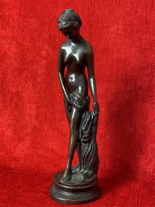 The Original Sculpture Was Commissioned In 1755 By King Louis XV And Stood Exhibited In His Salon Of 1767. Later In 1772 King Louis XV Gave The Sculpture To His Mistress Madam Du Barry. A Sculptor Celebrated For his Exceptional Creations In A Blend Of Neoclassical and Rococo Styles.
