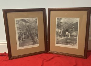 Set Of Four Victorian Historic Milestone Lithographs During The Reign Of Queen Victoria By Iconic British Artists. Set Of Four Lithographs By Accomplished British Artists Depicting Historic Milestones Through The Reign Of Queen Victoria.