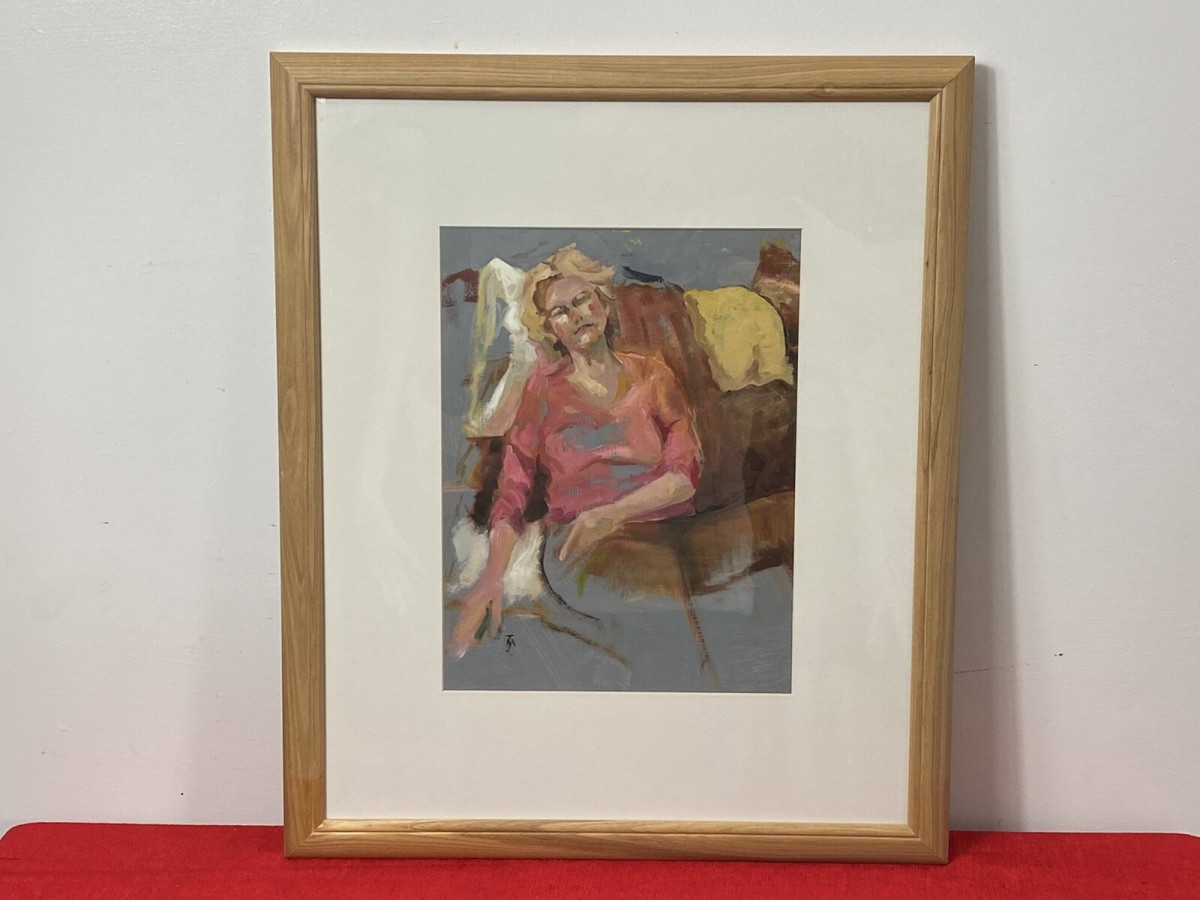 Modern Art Portrait Of Lady Muse ‘helen’ By Artist Michael Jenkins