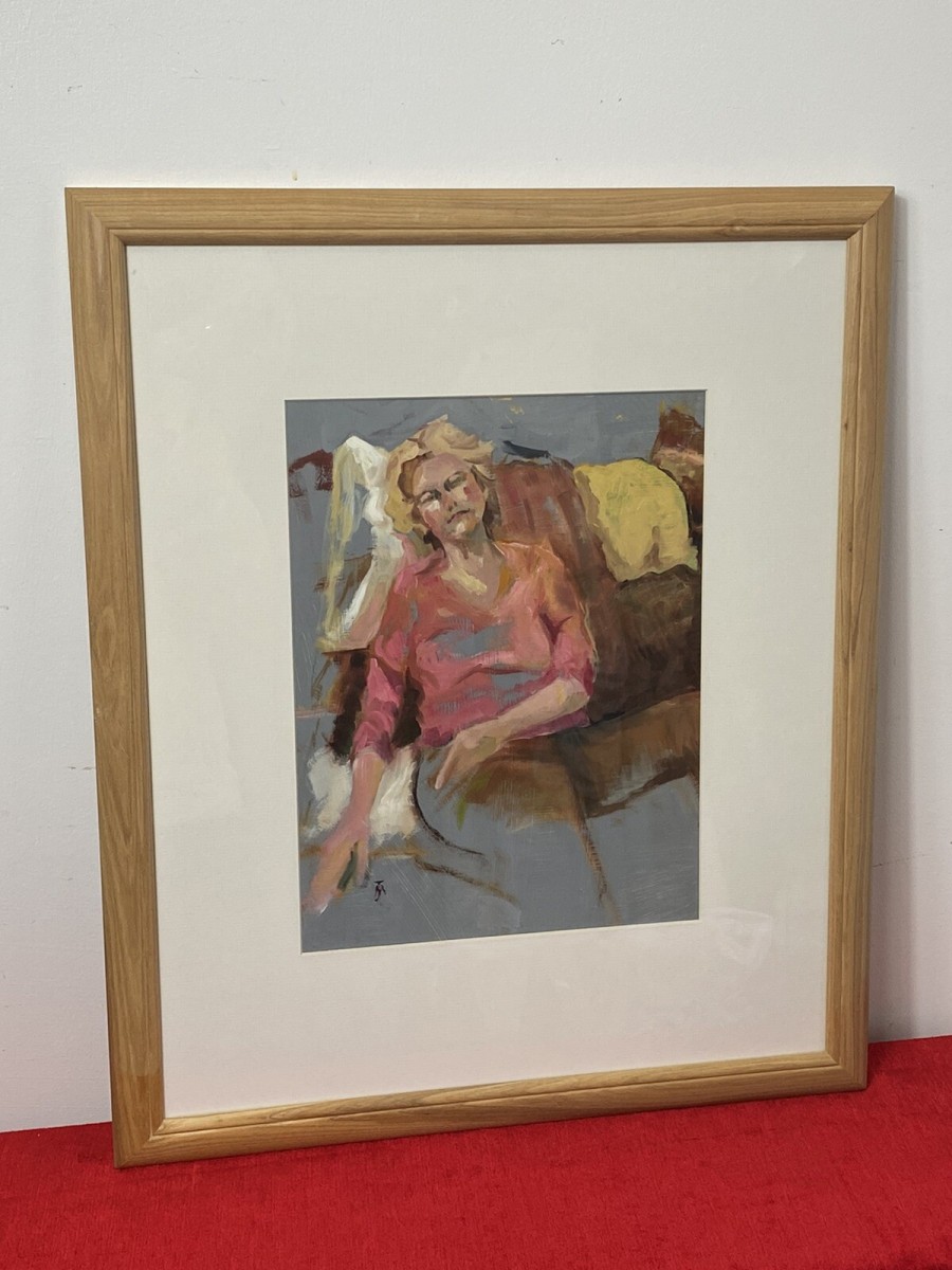 Modern Art Portrait Of Lady Muse ‘helen’ By Artist Michael Jenkins