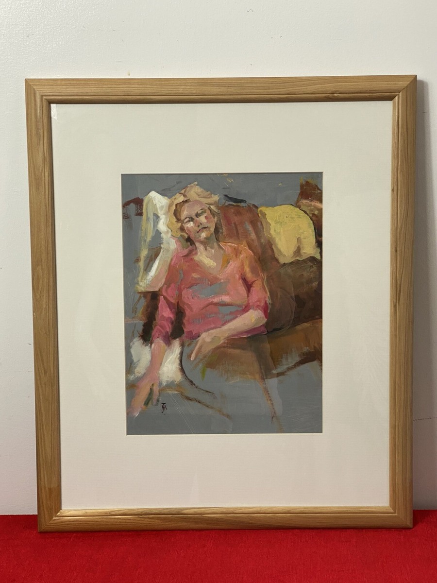 Modern Art Portrait Of Lady Muse ‘helen’ By Artist Michael Jenkins