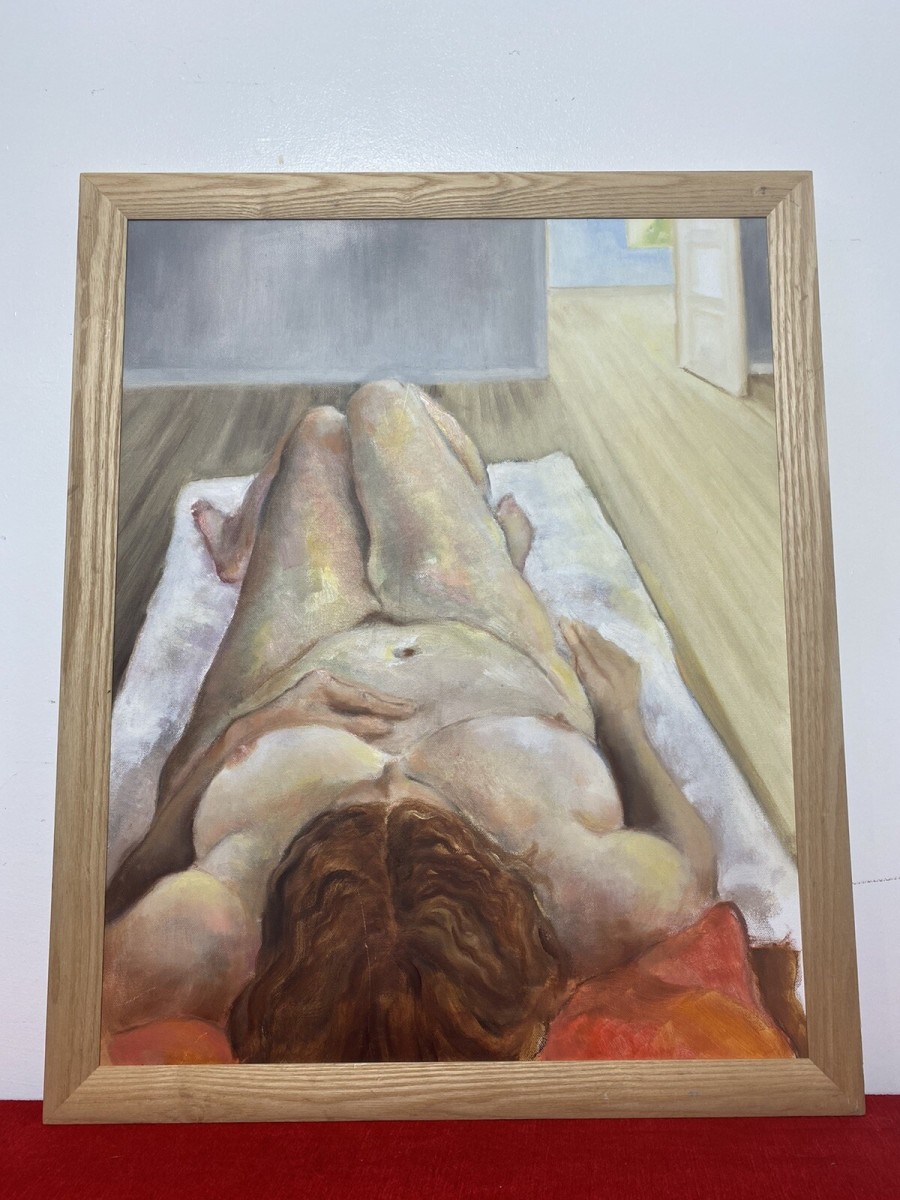 ‘naked Form’ Portrait Study Of Reclining Nude By British Artist Michael Jenkins