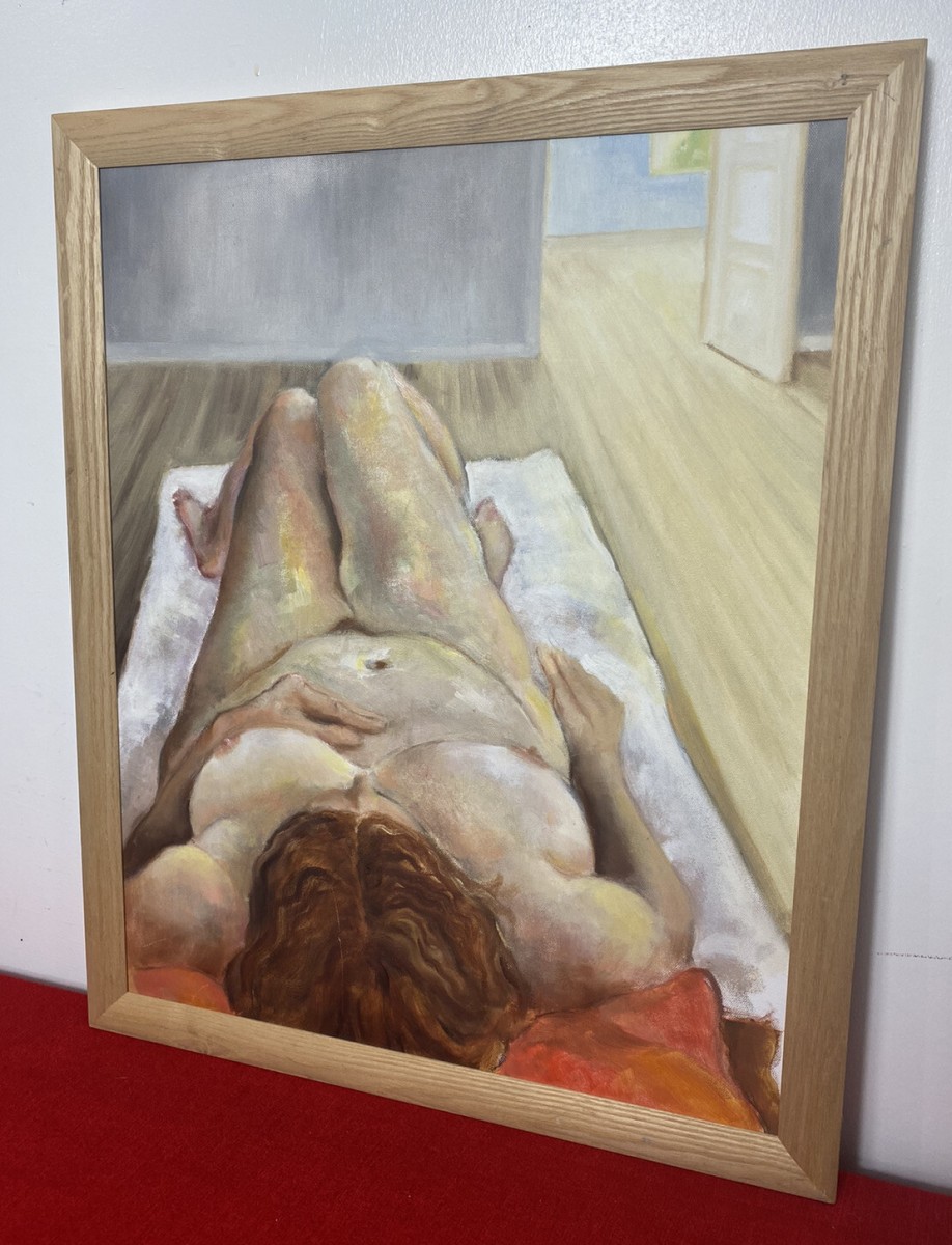 ‘naked Form’ Portrait Study Of Reclining Nude By British Artist Michael Jenkins