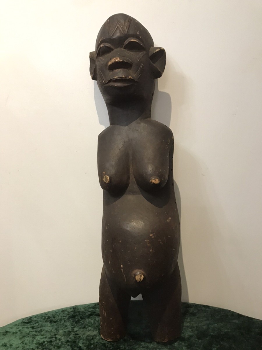 Primary image for Historic Antique 19th Century Zulu Fertility Wood Carving Sculpture