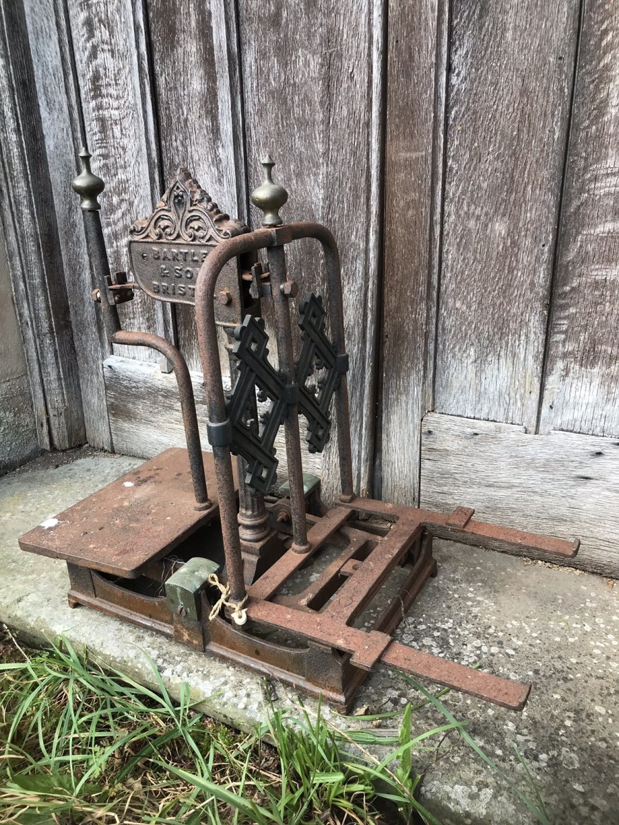 Rare Cast Iron And Bronze Millers Scale By Bartlett And Son