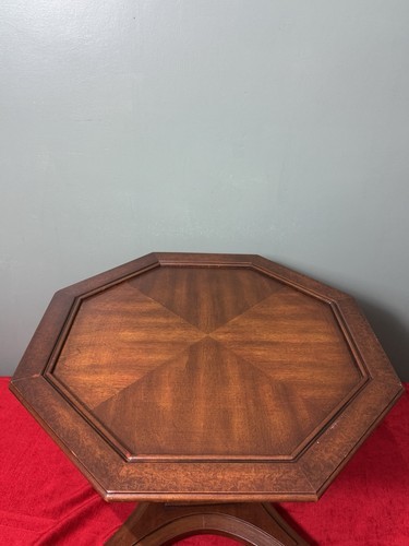 Art Deco Style Elmwood Hexagonal Coffee Table
