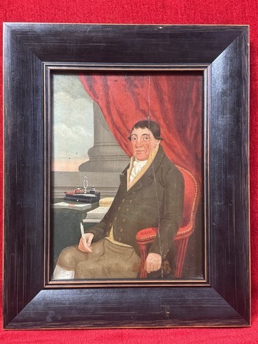 19c Constable Of Chester Castle Circa 1817 'matthew Hudson' Oil Painting