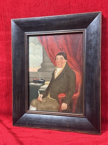 19c Constable Of Chester Castle Circa 1817 'matthew Hudson' Oil Painting